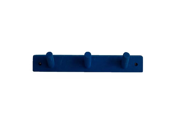 Byon Support mural avec crochets Else, 3 crochets Bleu