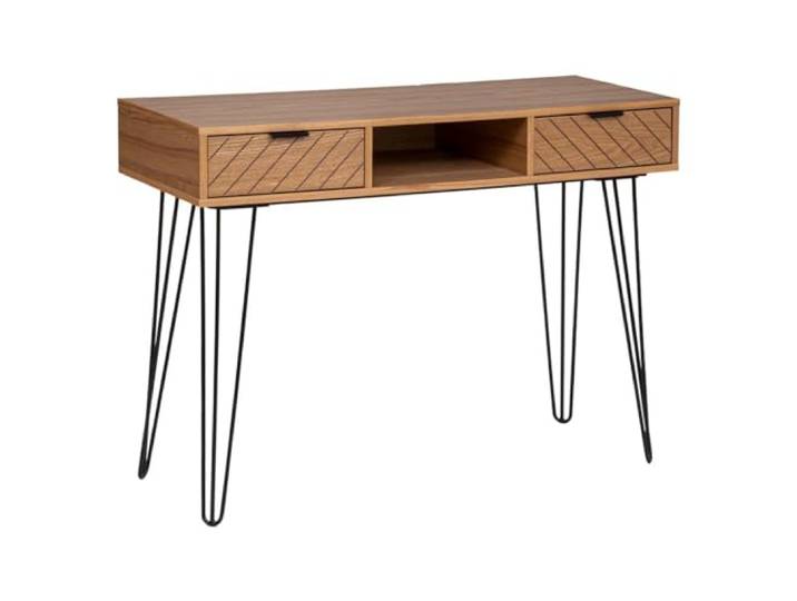 ATMOSPHERA CREATEUR D'INTERIEUR Naomi Konsole mit 2 Schubladen – Holz und Metall – Wohnzimmer-Atmosphäre