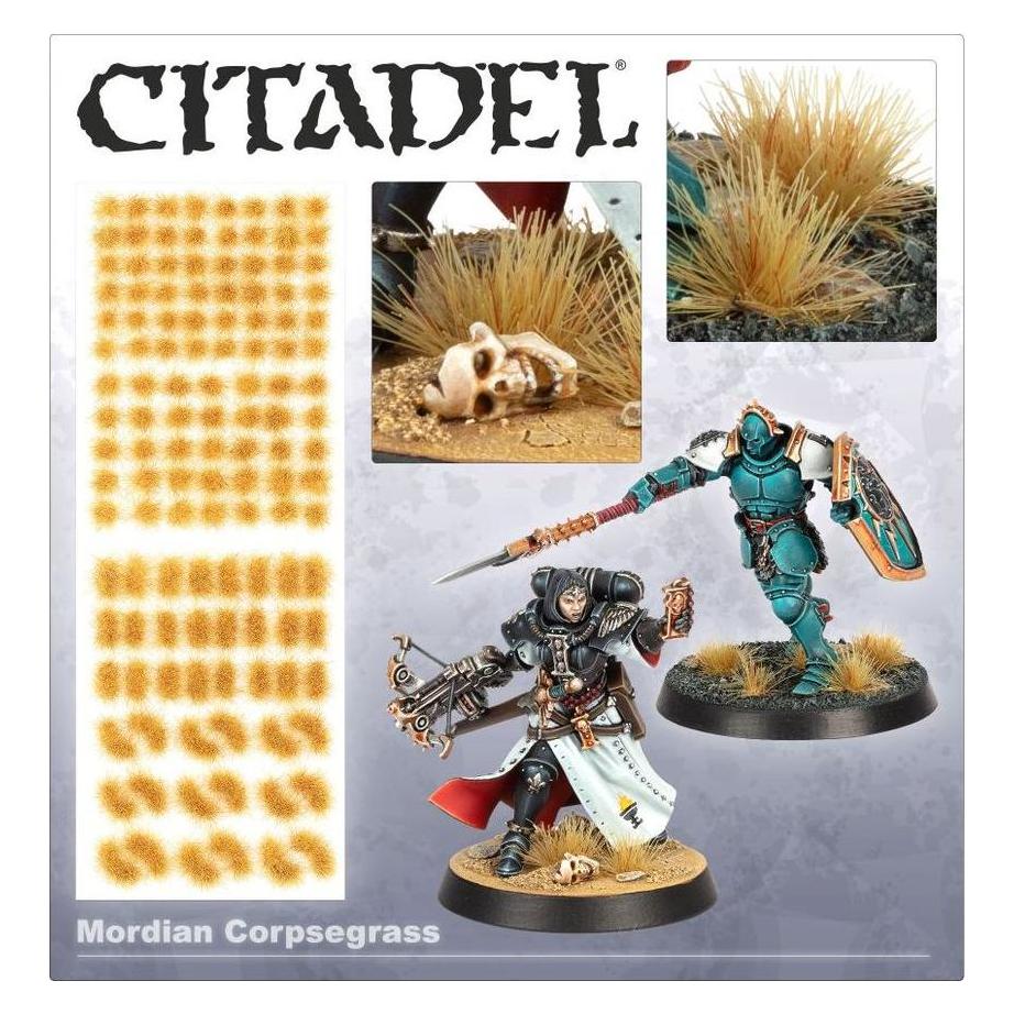 Games Workshop Citadel Colour: Mordian Corpsegrass Tufts (Pflanzliche Werkstoffe) (66-24)