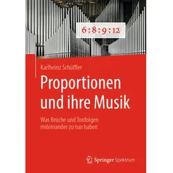 Proportionen und ihre Musik, Fachbücher von Karlheinz Schüffler