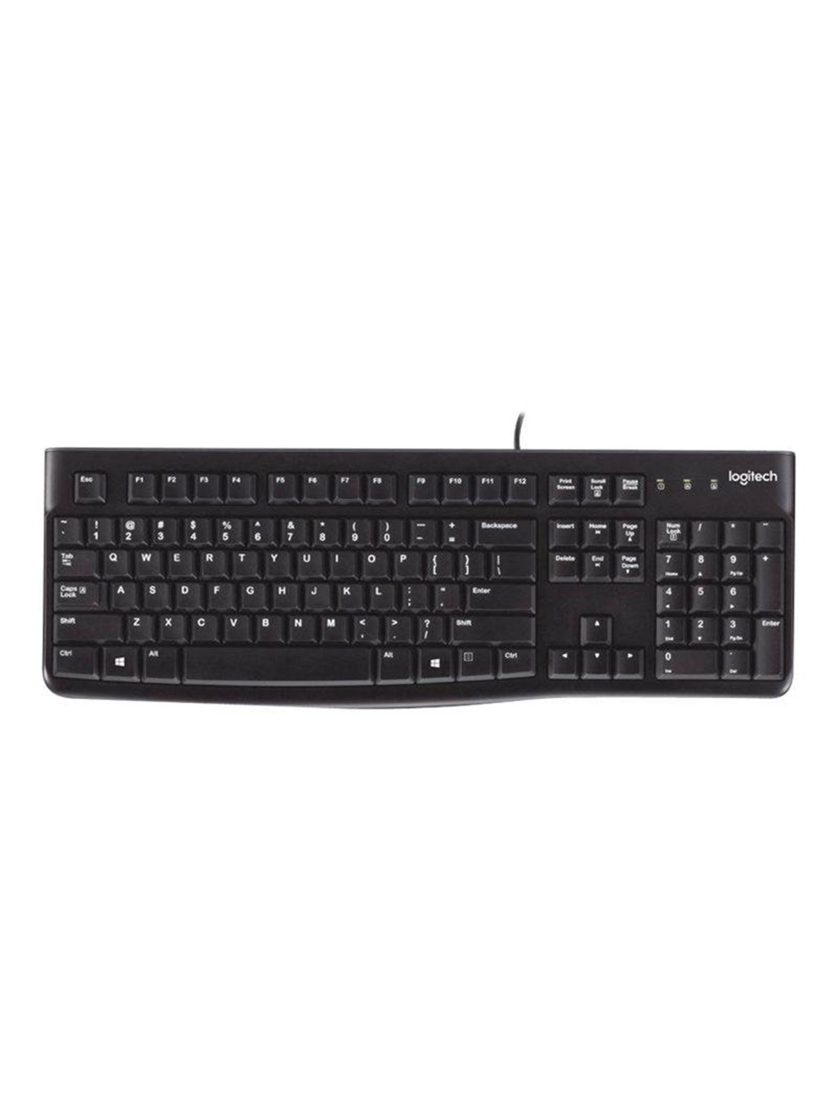 Logitech K120 Corded Keyboard - ES - Tastatur - Spanisch - Schwarz