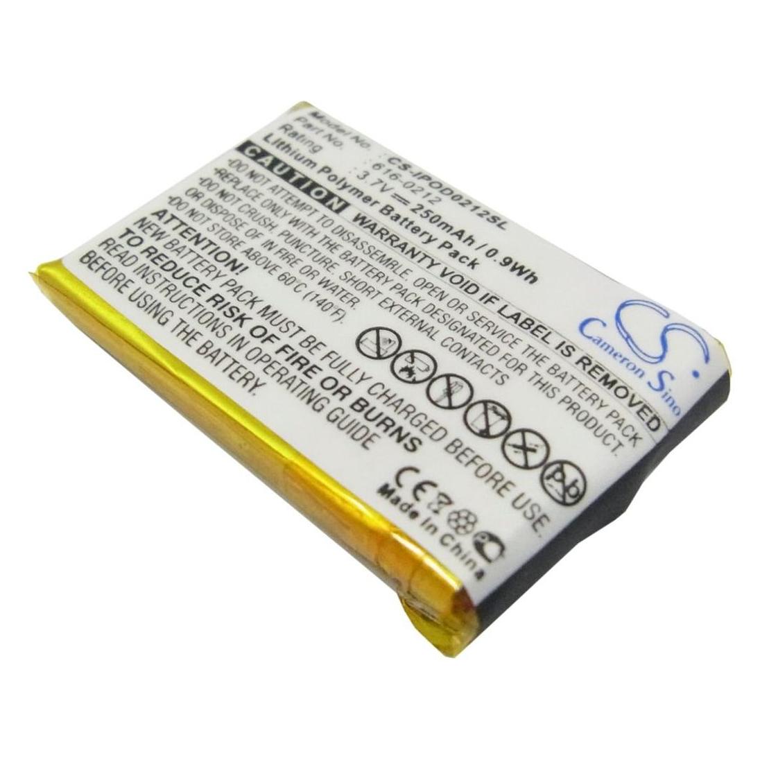 NoName Battery for Apple iPOD Shuffle etc (1 Stk., Gerätespezifisch) (IPOD0212SL)