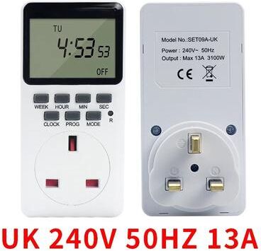 Uplift Picks PowerCycle Weekly Digital Timer And Programmable Timer Plug uk