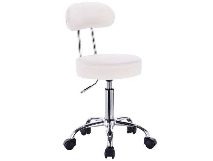 WOLTU Chaise de bureau pivotante réglable en hauteur, tabouret de travail coloré, chaise de beauté à dossier, mobilier de bureau et décoration