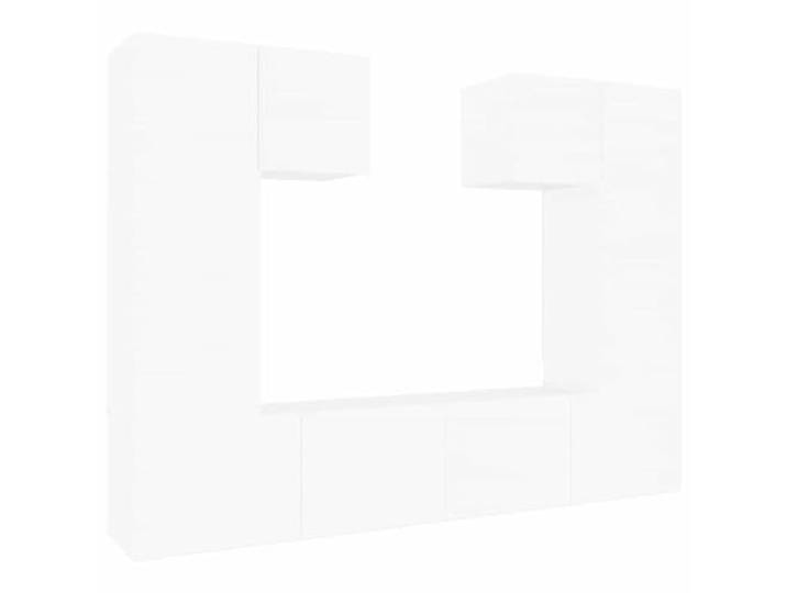 Kaorsrow 6-TLG. TV-Schrank-Set Wandmontage Weiß Holzwerkstoff Lowboard Schwebendes Hängeboard für Wohnzimmer und Schlafzimmer, flexibel kombinierbar mit reichlich Stauraum für Medien.
