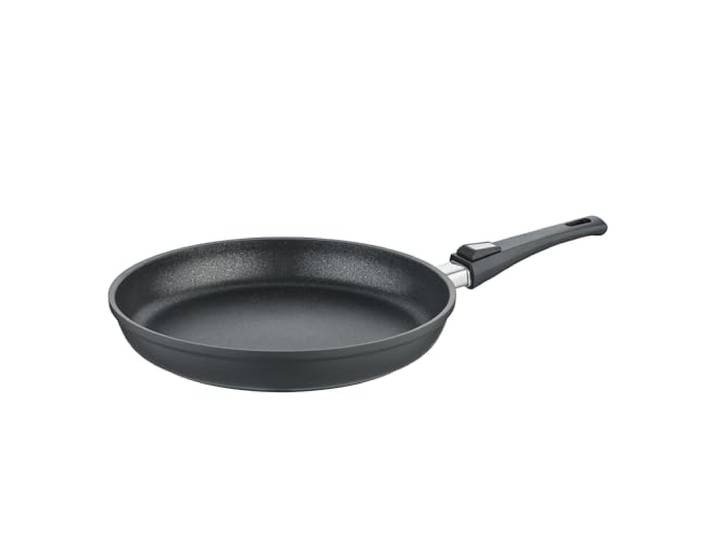Berndes Bratpfanne Vario Click 32 cm, Induktion, Pfanne mit abnehmbarem Stiel, robuster Aluguss, antihaft beschichtet