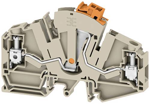 Weidmüller 2710090000 Prüftrenn-Reihenklemme Schrauben Beige 50St.