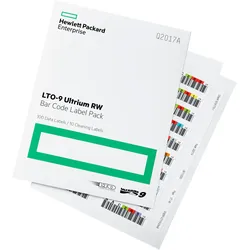 HPE LTO9 Ultrium Barcode Label 100+10 Q2017A, Server Zubehör, Mehrfarbig