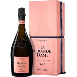 Champagner Veuve Clicquot - La Grande Dame 2018 Rosé - Luxus Geschenkbox - 0.75L