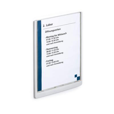 Durable Türschild A4 ws CLICK SIGN transparente Front