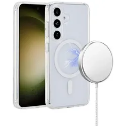 eSTUFF Samsung Galaxy S24+ INFINITE OSLO Magnetic Hybrid Cover - Transparent