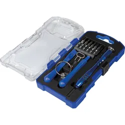LOGILINK WZ0057 - Schraubendreher mit aufsteckbaren Bits und Zubehör, 17-teilig