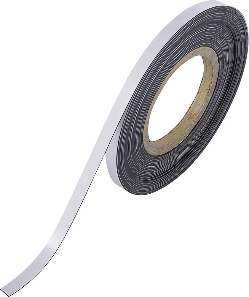 Magnetband, VE 2 Rollen, Magnetbandbreite 10 mm eurokraft basic