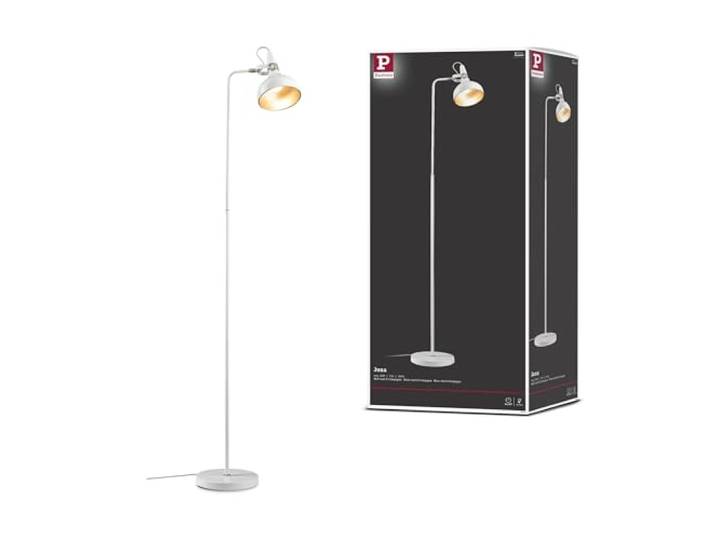 Paulmann 78483 Lampadaire Juna E14 max. 20W blanc dépoli\, champagne métal