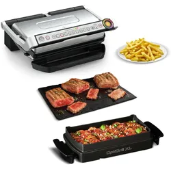 Tefal OptiGrill XL, Kontaktgrill, Schwarz