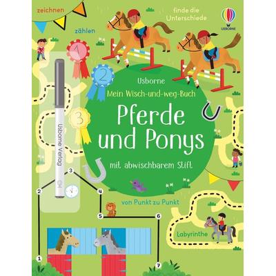 Mein Wisch-und-weg-Buch: Pferde und Ponys, Taschenbuch von Kirsteen Robson, Usborne, 978-1-78941-575-9
