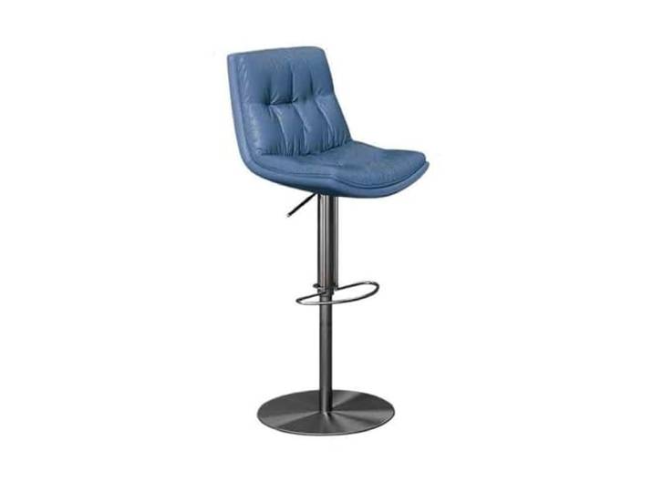 Bvn5kQ3dy Barstühle Drehstuhl mit Stuhlbeinen aus Edelstahl(Blue)