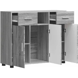 vidaXL, Kleiderschrank Zubehör, Calonica (Sideboard mit 2 Schubladen und 3 Türen)