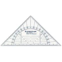 Staedtler, Lineal, Geometriedreieck (16 cm, Kunststoff)