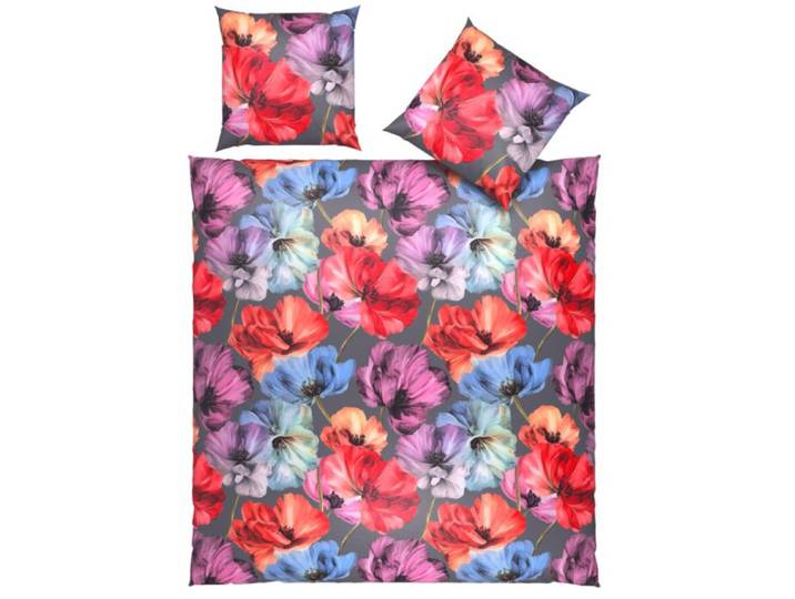 Bettwäsche mit grossen Blüten – 160x210 cm