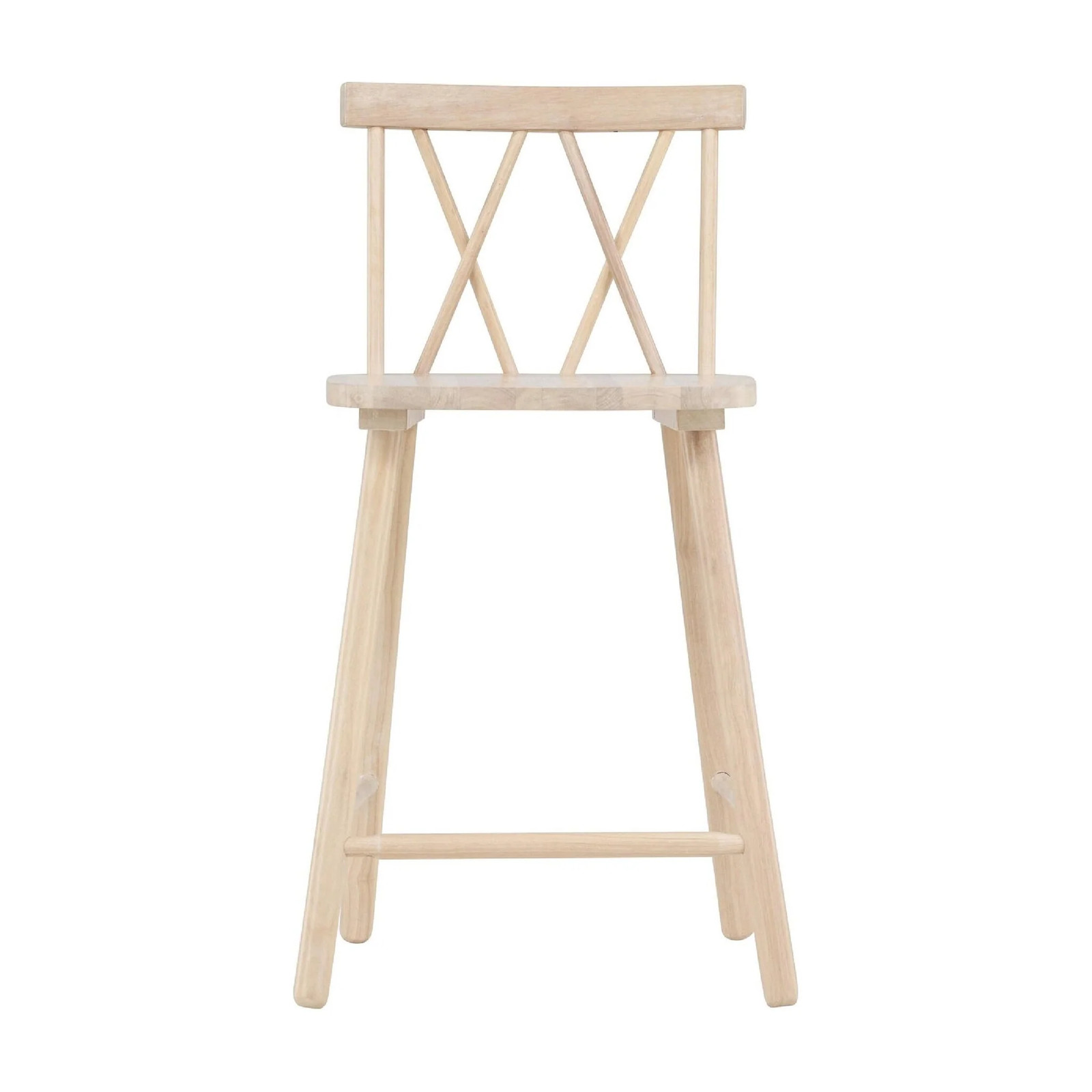 QUVIO Kira Barkruk 2-pack - Whitewash Hout