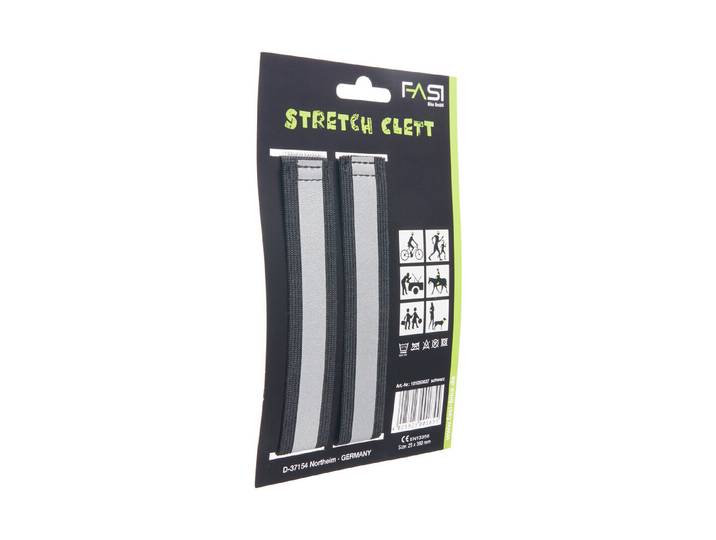 Fasi Stretch Clett Reflexarmband Schwarz