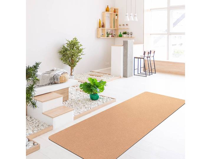 Läufer/Yogamatte Kork Natur 183 x 61cm Braun