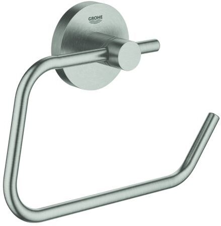 Grohe Essentials WC-Papierhalter 40689DC1 supersteel, ohne Deckel, verdeckte Befestigung