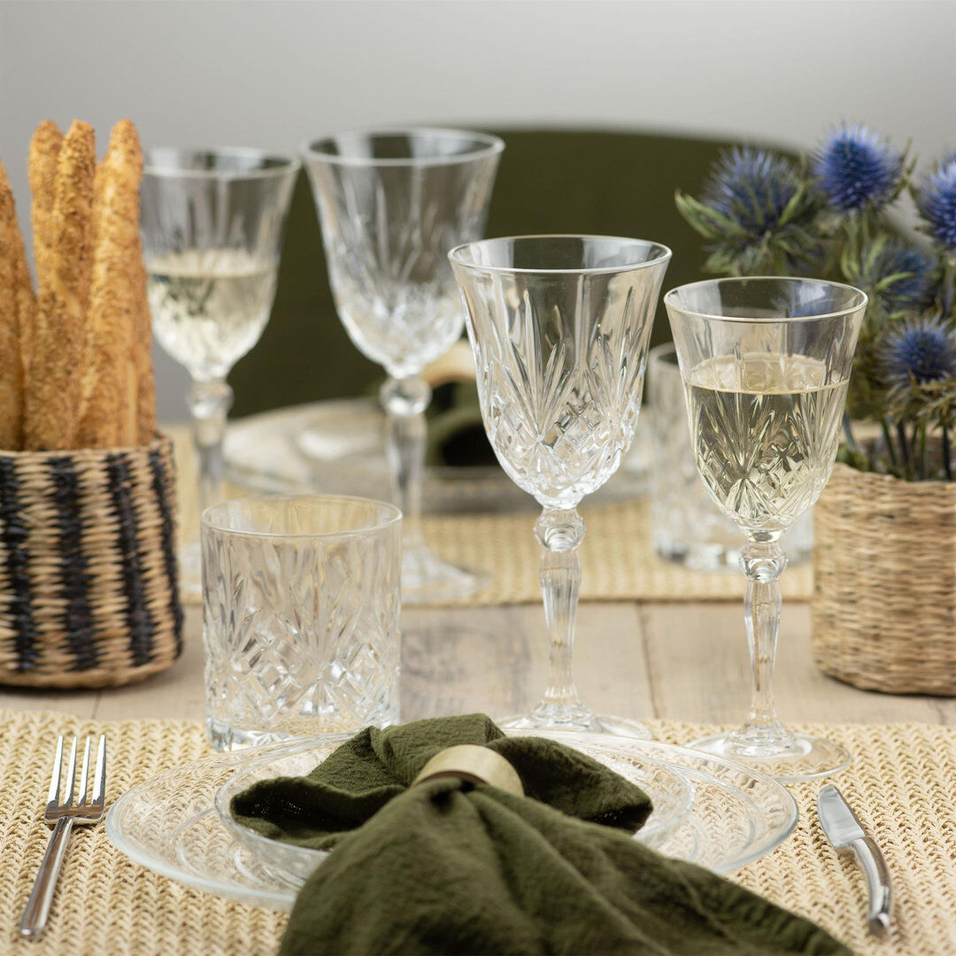 RCR Melodia Highball Glass and Flute Set Clear