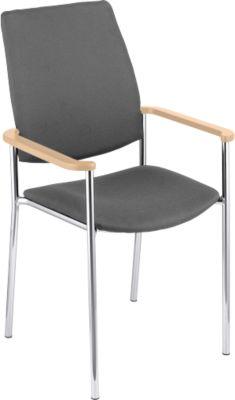 Nowy Styl Stapelstuhl Zen, anthrazit/Buche natur