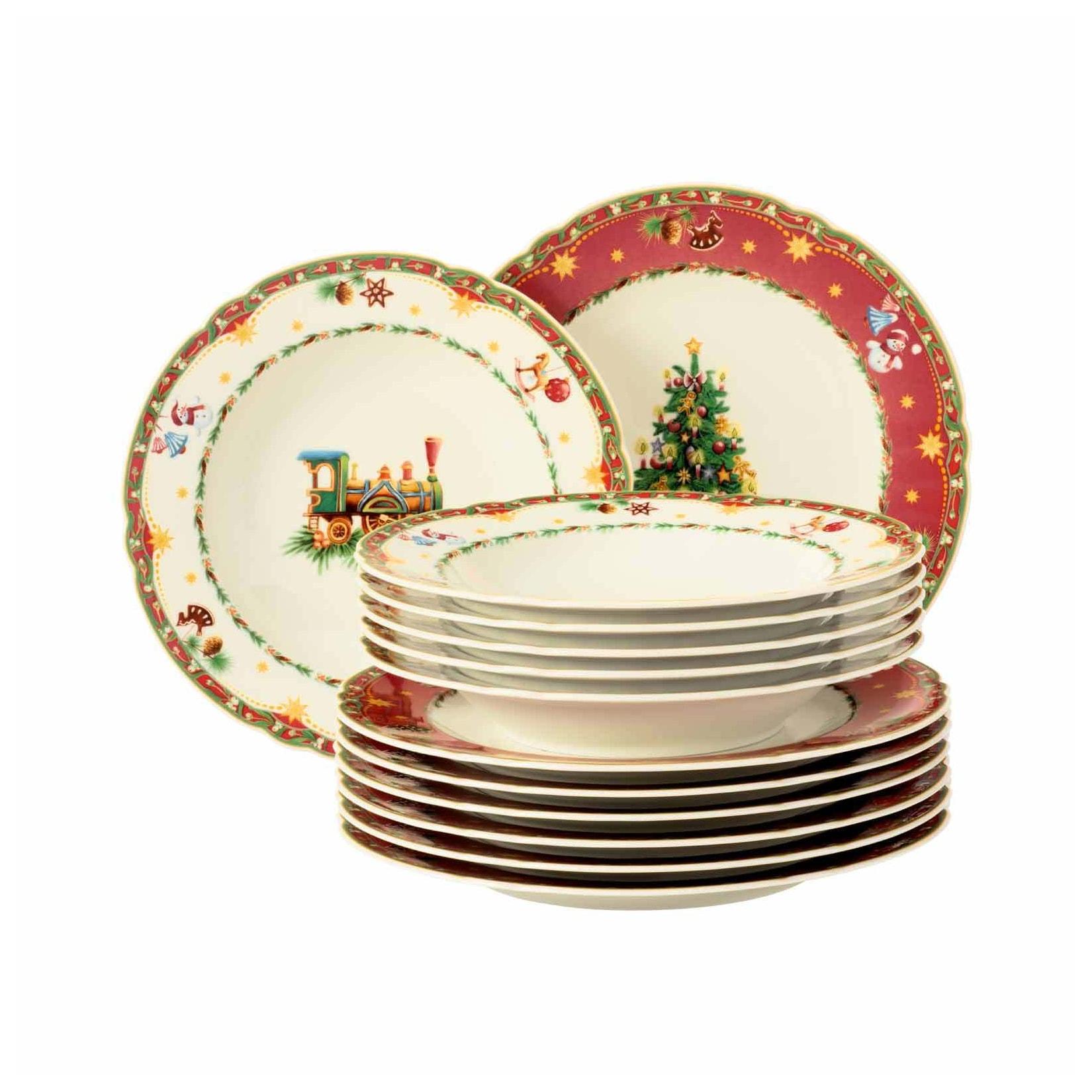 Seltmann Weiden Tafelservice Marieluise Weihnachtsnostalgie 12-tlg.