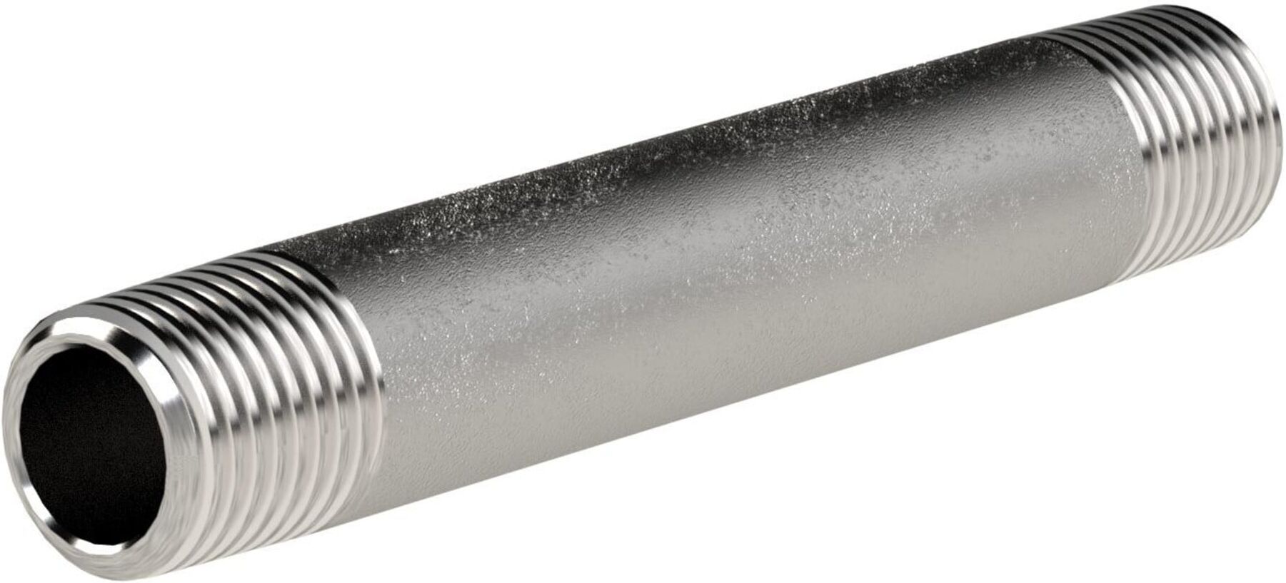Riegler Rohrdoppelnippel 23, AG/AG, R 1, Länge 80,0 mm (SFR 23-1080)
