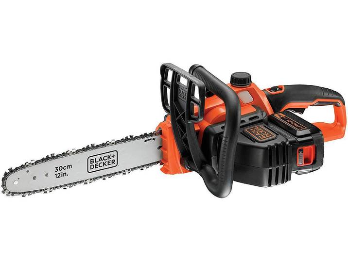 Akku-Kettensäge BLACK + DECKER GKC3630L25 Kit , silber (schwarz, orange, silberfarben), Kettensägen, Akku-Kettensäge