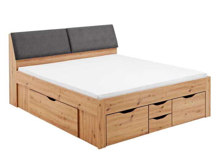 Stauraum-/Funktionsbett MAXI 180 x 200 cm braun