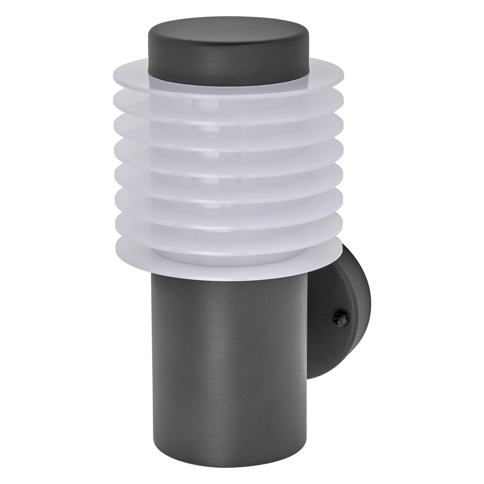 Ledvance Endura Style Rondo Wall buitenlamp, donkergrijs, 9W, 700lm, warmwit licht, IP44