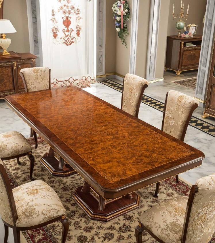 Esstisch Design Möbel Einrichtung Tische Massivholz Tisch Luxus Italienische
