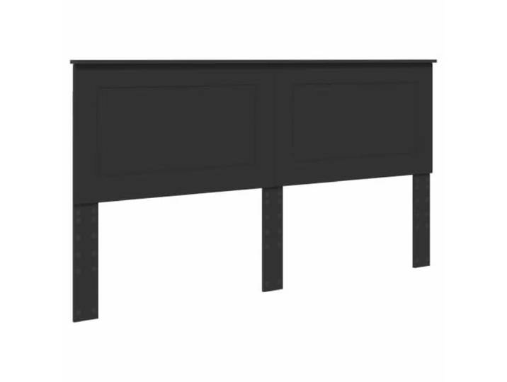 Makastle Kopfteil Schwarz 203x100 cm Holzwerkstoff Wandmontage