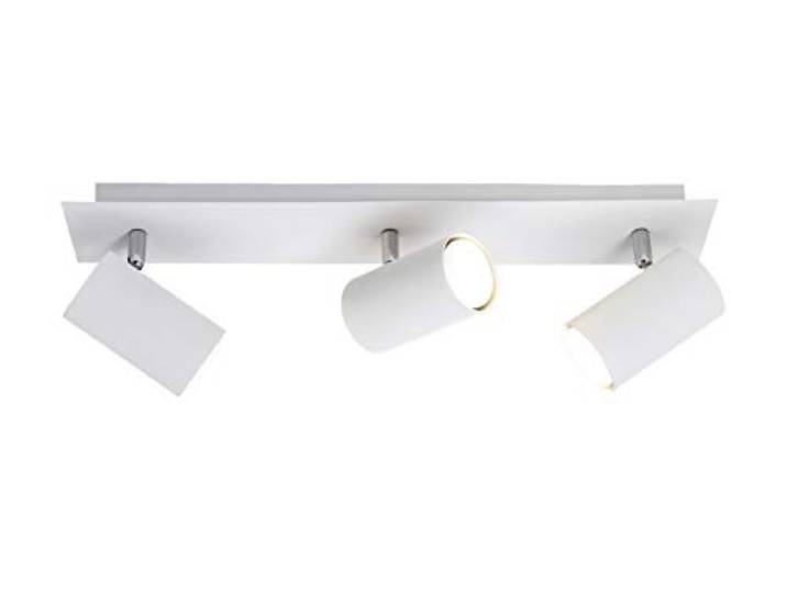 Trio Leuchten Balken in Metall weiß, Spotbalken 3-flammig, exklusiv 3xGU10, Länge: 48 cm 802400301, Weiß Matt