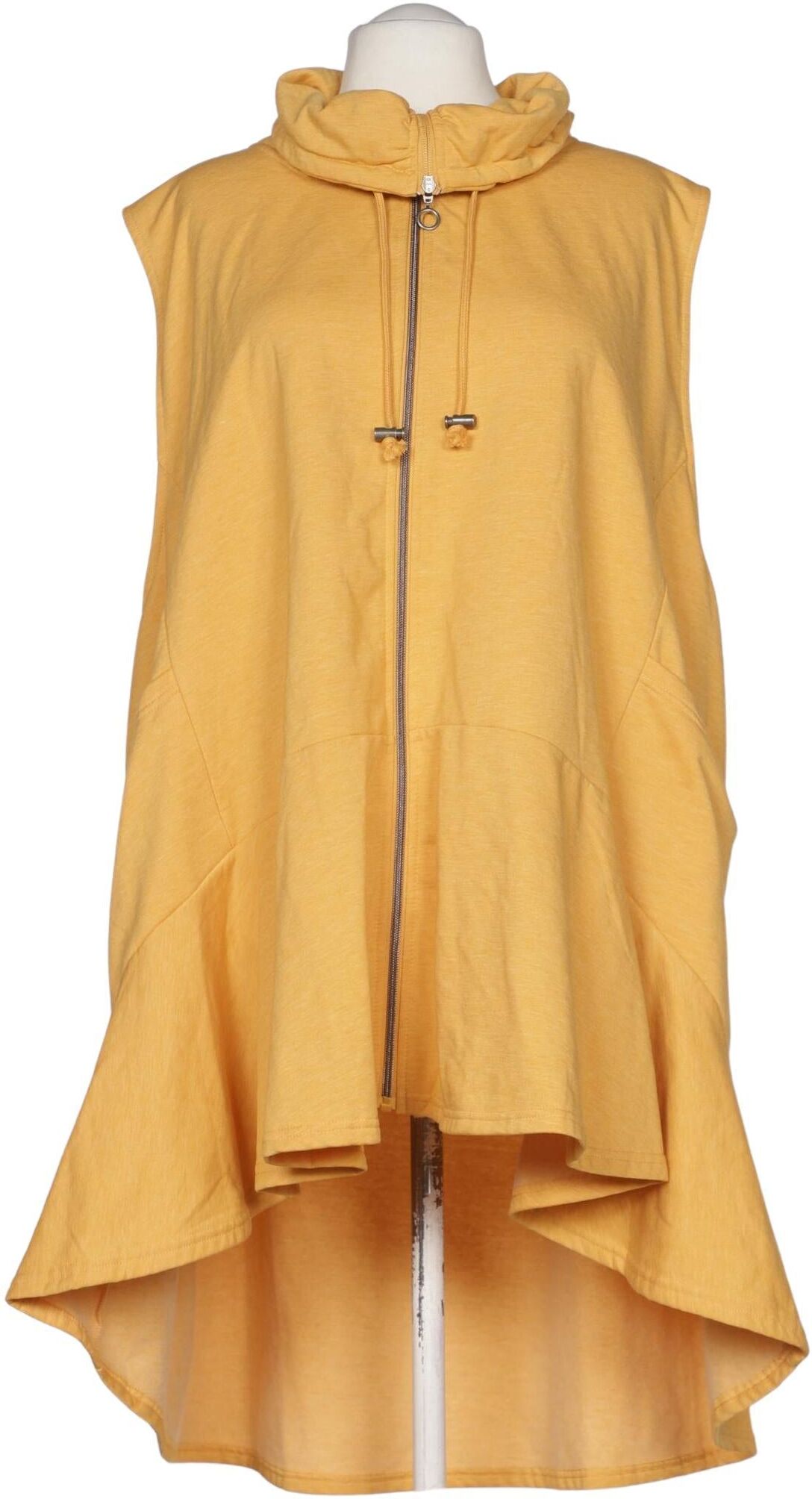 Ulla Popken Damen Weste, Gelb, Gr. 6Xl, Baumwolle - Second Hand