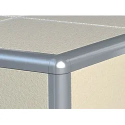 Eckst Eckstück Havos Gebürstet, Edelstahl, Länge 30 mm, Kantenhöhe 12,5 mm, RNRZK12
