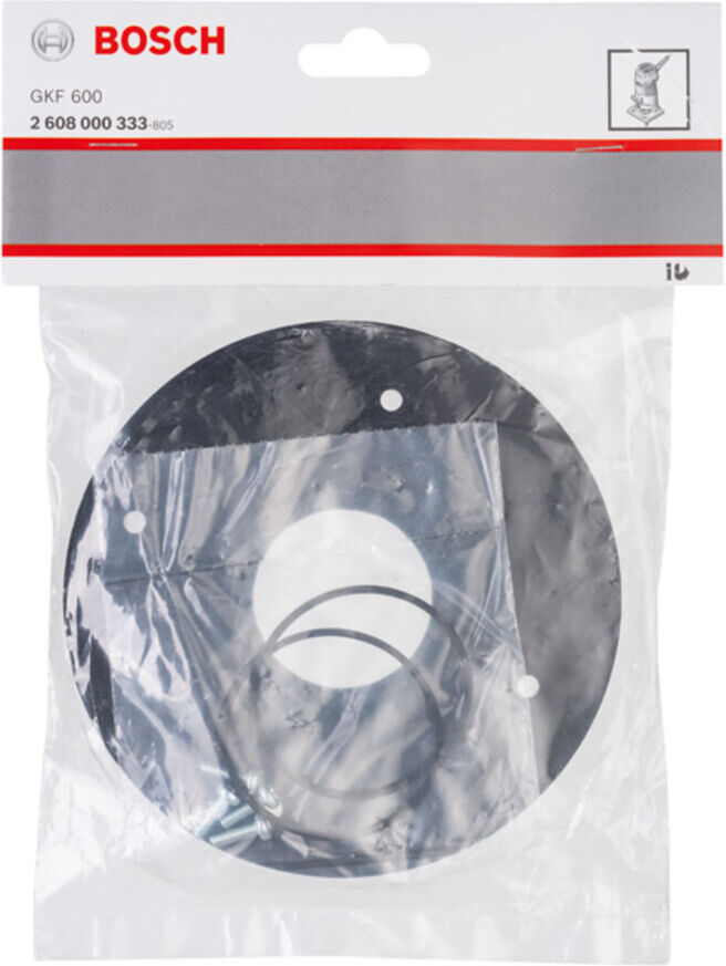 Grundplatte rund Zubehör für BOSCH-Kantenfräse GKF 600 Professional (2608000333)