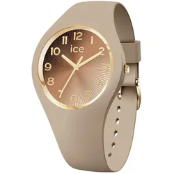 Ice-Watch 026175 Damenuhr Quarz ICE Champagne S Taupe Cappuccino