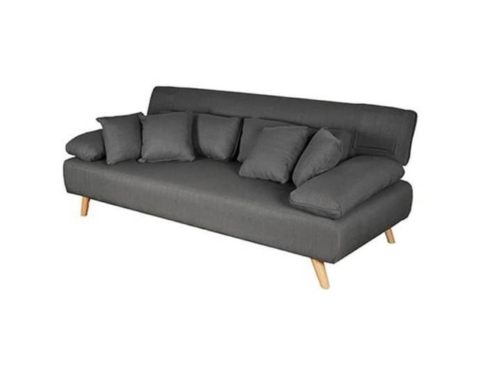 Canapé lit - WEBER INDUSTRIES - Tromso - Gris chiné - 3 places - Convertible