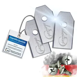 Messer kompatibel mit Yardcare Mähroboter Klingen - LongLife Edelstahl - bruchsicher [DIN EN 50636 geprüft] von Genisys, Stück: 18
