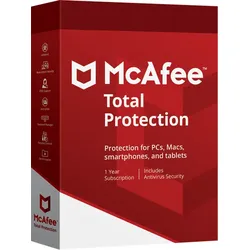 McAfee Total Protection, 1 Gerät - 1 Jahr, Download