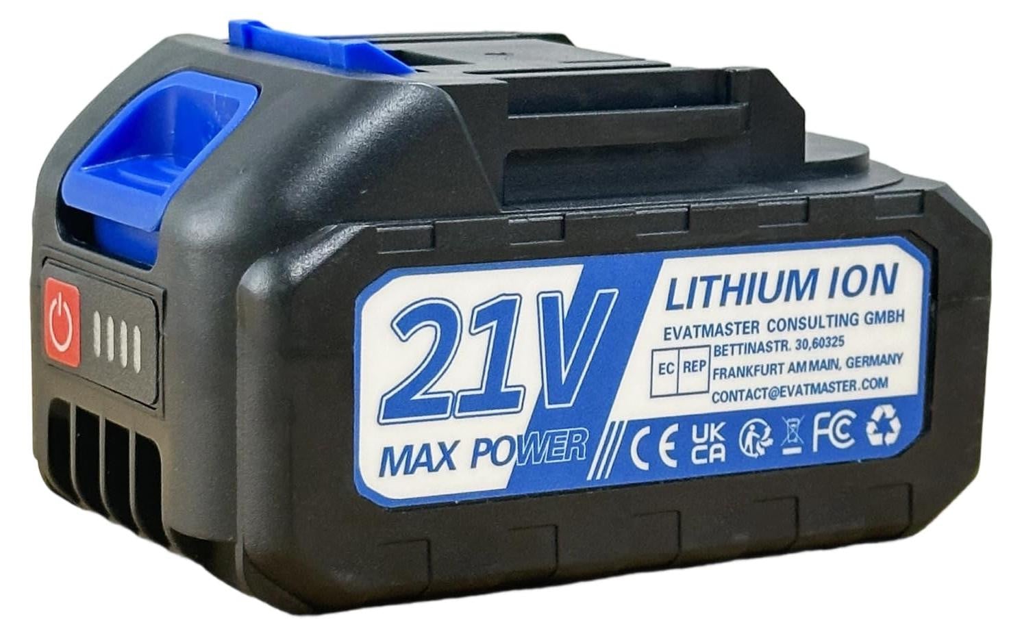 Dripio Lithium-ion batterij voor accuvoedings hogedrukreinigers, 4000 mAh