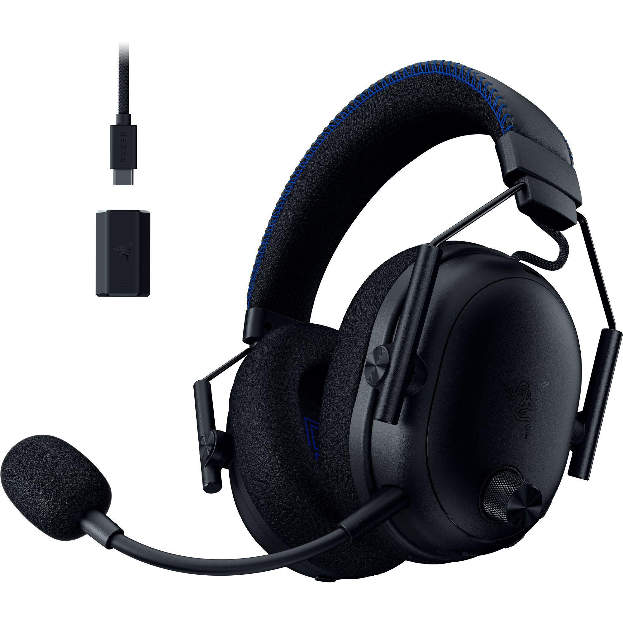 RAZER Blackshark V3 Pro Gaming Headset kabelgebunden / kabellos (Funk / Bluetooth) Schwarz zertifiziert für PlayStation 5