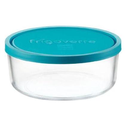 Bormioli Rocco 3.88450.MA1 Runder Lebensmittelbehälter 1,25 L Blau, Transparent 1 Stück(e) (1.25 l) (3.88450.MA1)