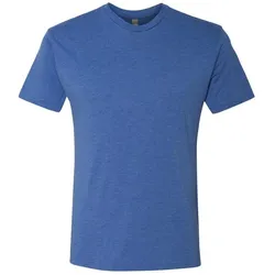 Next Level, Herren, Sportshirt, Triblend TShirt (3XL), Blau