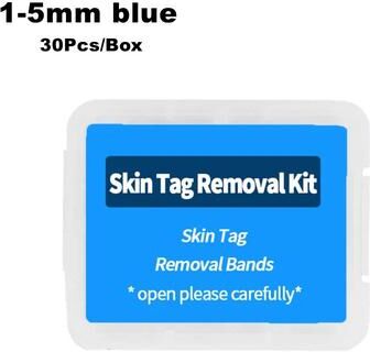 Uplifted Goods Skin Tag Removal Rubber Ring Set For Safe And Painless Application s Blue